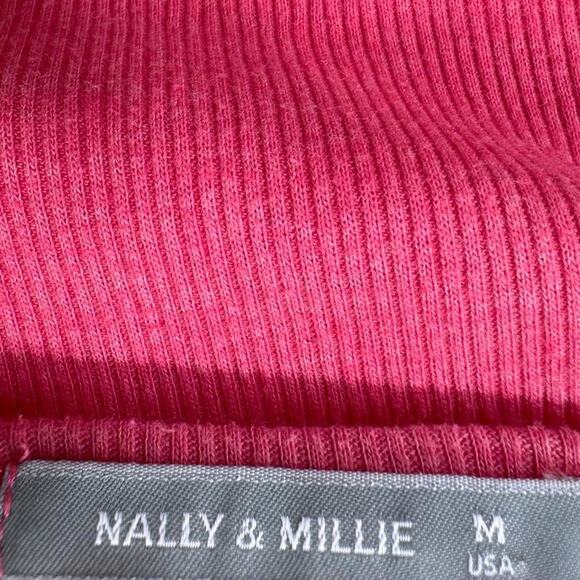 Hot pink ribbed tank - Picture 4 of 4